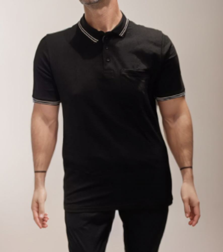 POLO T-SHIRT BLACK