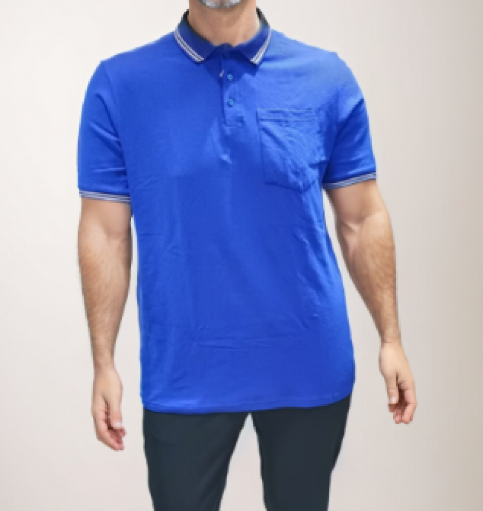 POLO T-SHIRT ROYAL BLUE